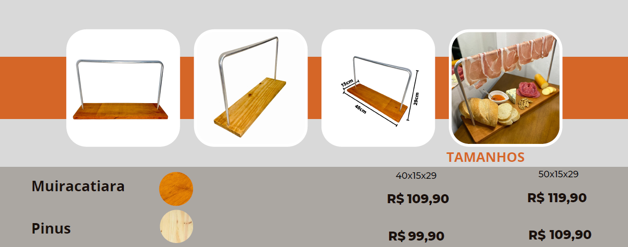 tabua quadrada pontas